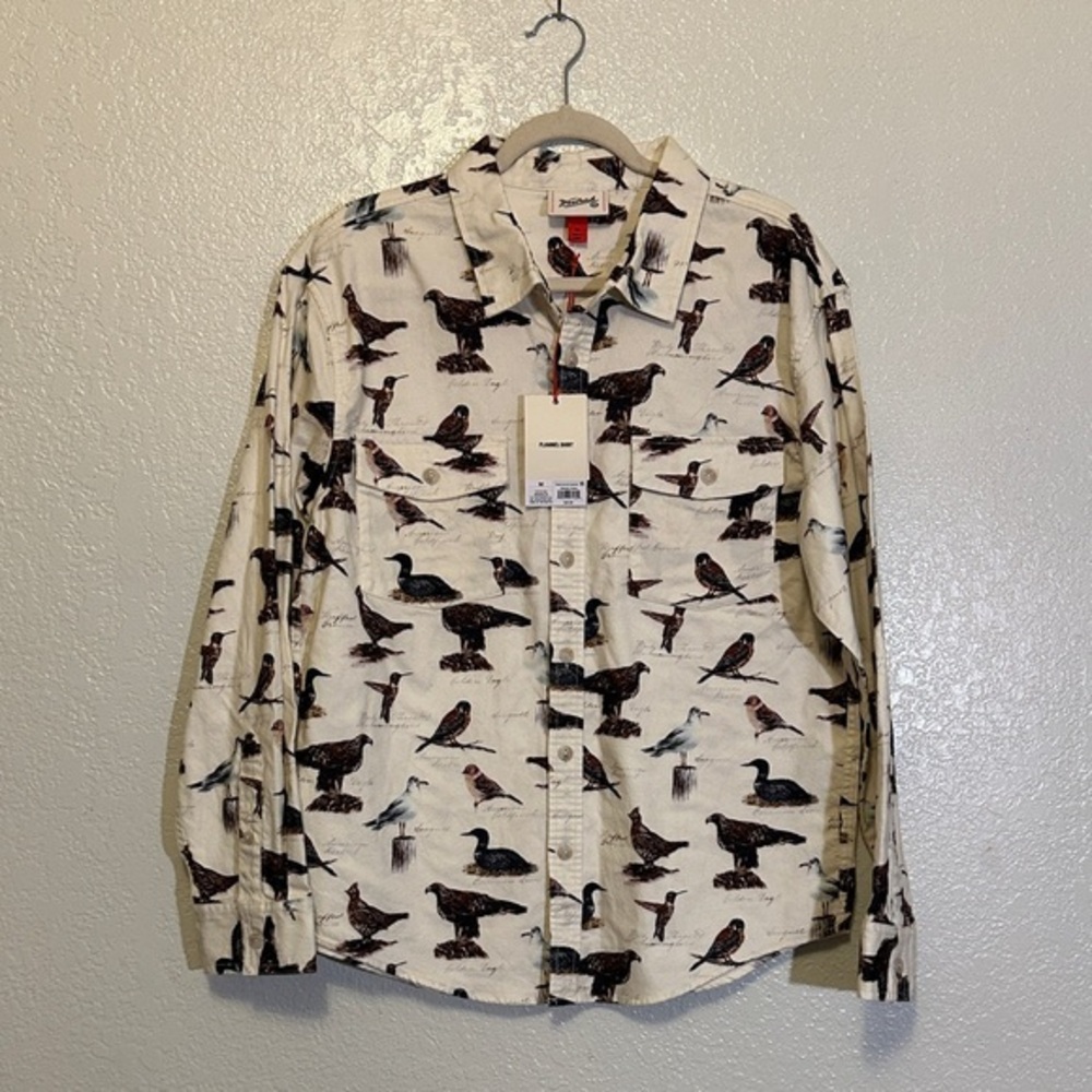 Woolrich Flannel Bird Shirt NWT M